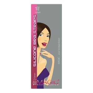 39Ss Silicone Bra Straps 1,5Cm Transparant