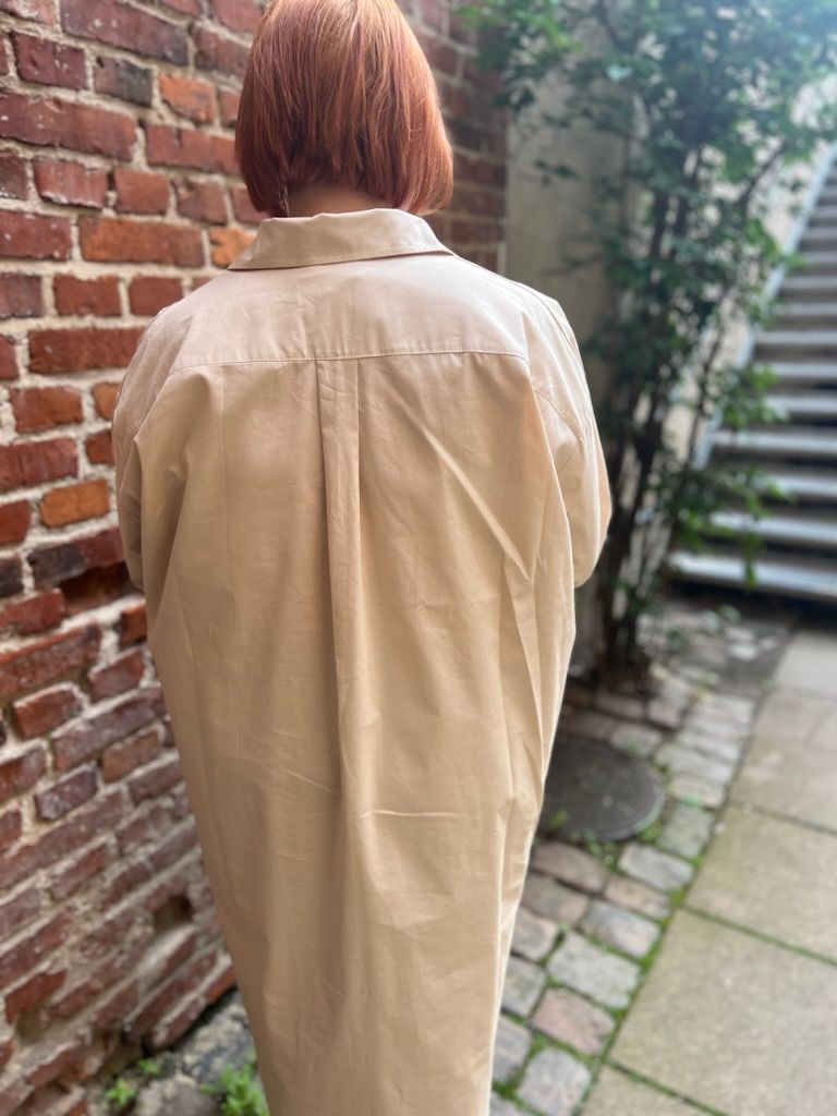 Julia Long Shirt Beige - Bild 4