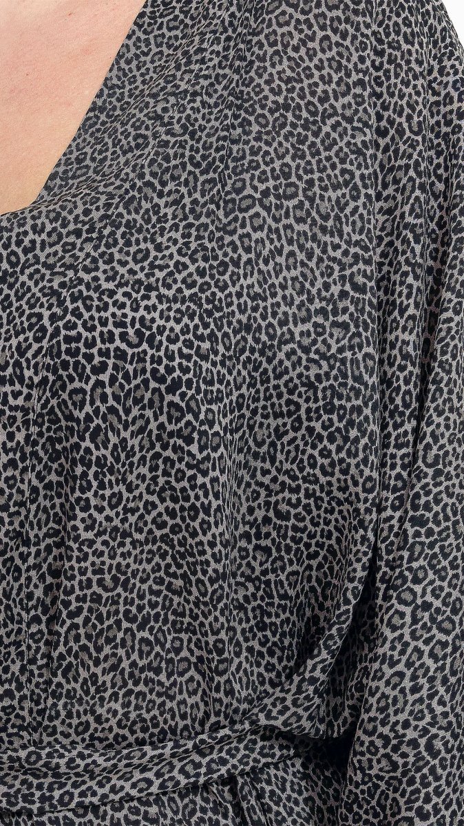 Kimono Long Print Leo - Bild 4