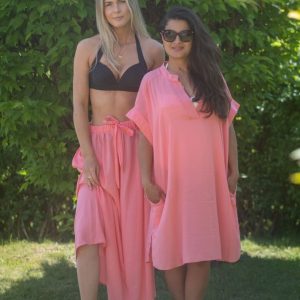 Veronica Short Dress Coral