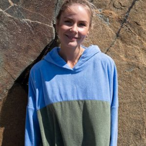 Grace Hoodie Blue&Green