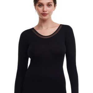 N1584-Dh Juliana T-Shirt L/S Black