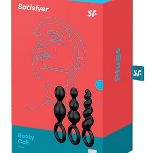 Satisfyer Booty Call Plugs Pack black