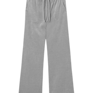 Kim Trousers Velour Grey