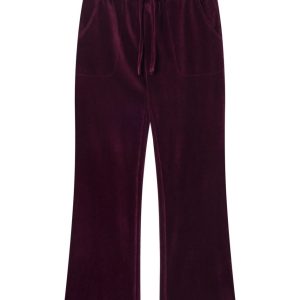 Kim Trousers Velour Wine