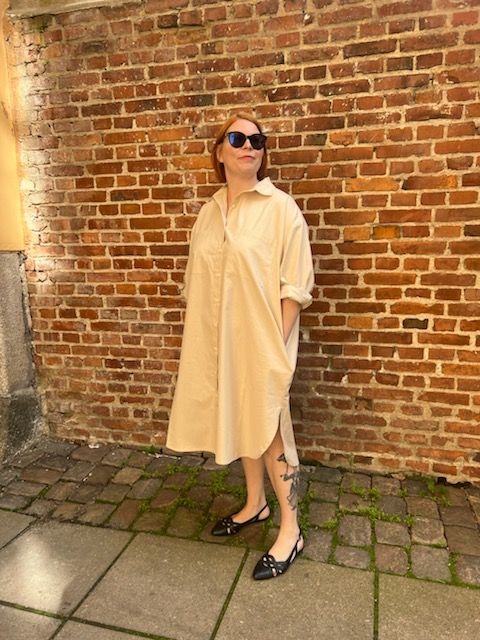 Julia Long Shirt Beige - Bild 2