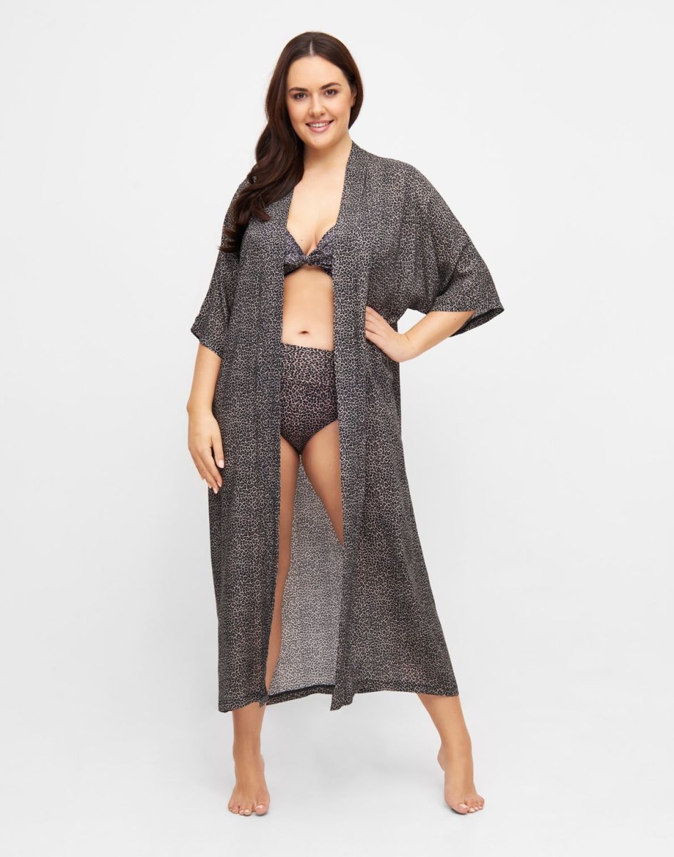 Kimono Long Print Leo - Bild 2