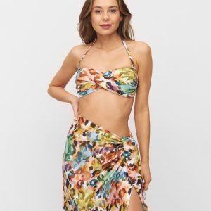 Pareo Short Mavi Beige